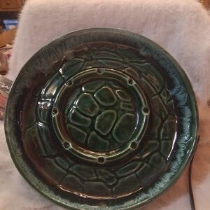 Mccoy Dark Green Glazed Ceramic Bowl